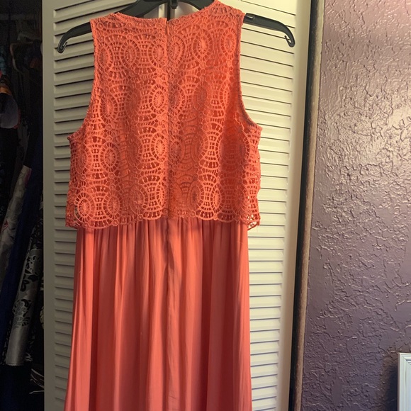 Loft dress in coral - Picture 2 of 5